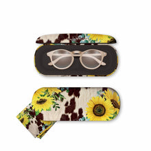 Load image into Gallery viewer, Glasses Case / Sunflower Cowhide