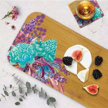 Load image into Gallery viewer, Serving Platter / Medium / Azure Blossoms