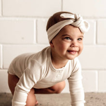 Load image into Gallery viewer, Halo Ribbed Topknot Headband