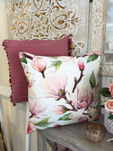 Load image into Gallery viewer, Romantic Magnolia Floral Cushion