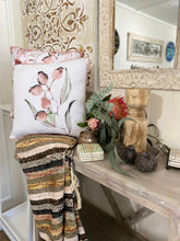 Load image into Gallery viewer, Outdoor Cushion / Australian Native Eucalyptus Gumnuts