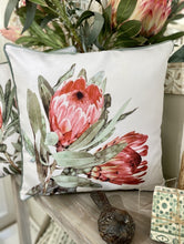 Load image into Gallery viewer, Outdoor Cushion / Australian Native Protea (Corner Placement)