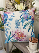 Load image into Gallery viewer, Waterlily Cushion / Blue