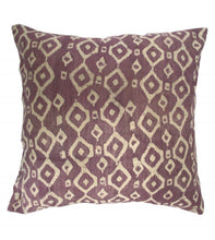 Load image into Gallery viewer, Geometric Cushion / Aubergine

