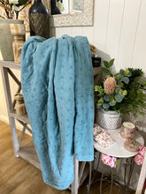 Load image into Gallery viewer, Stone Washed Throw / Azure-Cyan