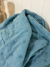 Load image into Gallery viewer, Stone Washed Throw / Azure-Cyan