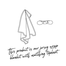 Load image into Gallery viewer, Butterfly / Baby Jersey Wrap & Topknot Set