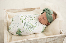 Load image into Gallery viewer, Enchanted / Baby Jersey Wrap & Beanie Set