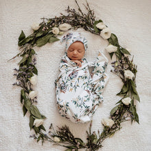 Load image into Gallery viewer, Eucalypt / Baby Jersey Wrap & Beanie Set