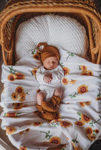 Load image into Gallery viewer, Sunflower / Organic Muslin Wrap