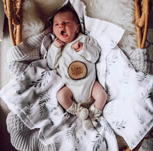 Load image into Gallery viewer, Wild Fern / Organic Muslin Wrap