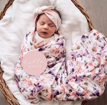 Load image into Gallery viewer, Blushing Beauty & Musk Pink Reversible Milestone Cards