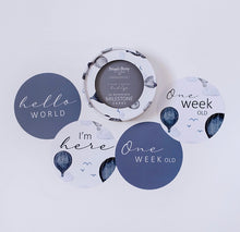 Load image into Gallery viewer, Cloud Chaser & Indigo Reversible Milestone Cards