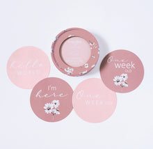 Load image into Gallery viewer, Daisy & Musk Pink Reversible Milestone Cards