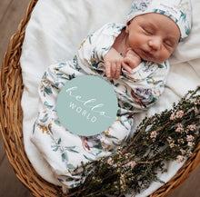 Load image into Gallery viewer, Eucalypt & Sage Reversible Milestone Cards