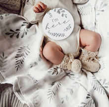 Load image into Gallery viewer, Wild Fern & Grey Reversible Milestone Cards