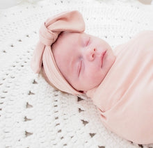 Load image into Gallery viewer, Blush Pink Topknot Headband
