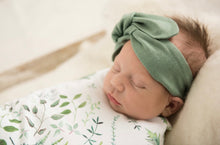 Load image into Gallery viewer, Olive Topknot Headband