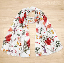 Load image into Gallery viewer, Australian Native Wild Flowers Scarf