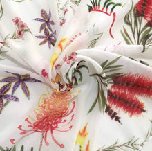 Load image into Gallery viewer, Australian Native Wild Flowers Scarf