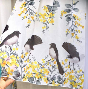 Willie Wagtail and Wattles Scarf