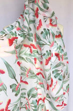 Load image into Gallery viewer, Gum Blossoms Scarf White
