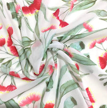 Load image into Gallery viewer, Gum Blossoms Scarf White