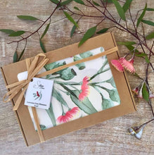 Load image into Gallery viewer, Gum Blossoms Scarf White