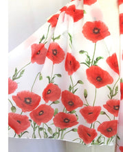 Load image into Gallery viewer, Red Poppy Flower Scarf