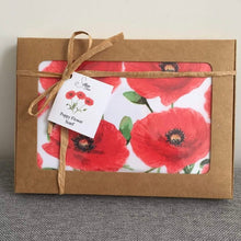 Load image into Gallery viewer, Red Poppy Flower Scarf