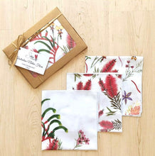 Load image into Gallery viewer, Australian Natives Handkerchiefs/ 3 Pack