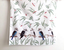 Load image into Gallery viewer, Single Kookaburra Handkerchief / 5 Birds