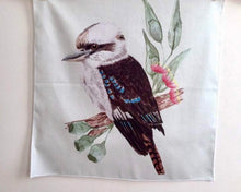 Load image into Gallery viewer, Single Kookaburra Handkerchief / Mint Green