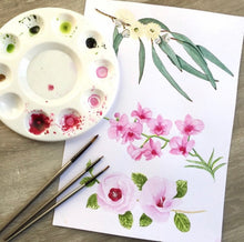 Load image into Gallery viewer, Australian Floral Emblems Scarf