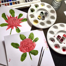 Load image into Gallery viewer, Australian Floral Emblems Scarf