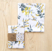 Load image into Gallery viewer, Single Australian Silver Wattle Handkerchief / All Over Print