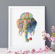 Load image into Gallery viewer, Elephant Print - Spirit Animal Series
