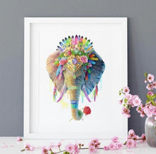 Load image into Gallery viewer, Elephant Print - Spirit Animal Series