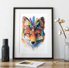 Load image into Gallery viewer, Fox Art Print - Spirit Animal Series