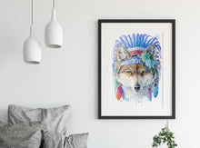 Load image into Gallery viewer, Wolf Print - Spirit Animal Series