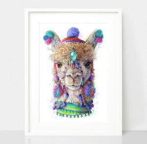 Alpaca / Llama Print - Spirit Animal Series