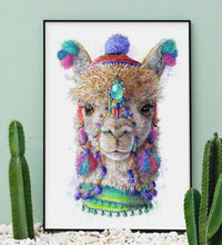 Load image into Gallery viewer, Alpaca / Llama Print - Spirit Animal Series
