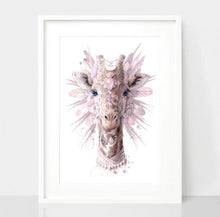 Load image into Gallery viewer, Bohemian Giraffe - Dusty Pink Print