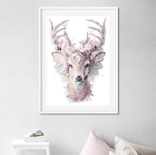 Load image into Gallery viewer, Bohemian Deer - Dusty Pink Print
