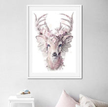 Load image into Gallery viewer, Bohemian Deer - Dusty Pink Print