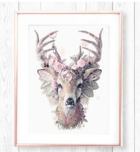 Load image into Gallery viewer, Bohemian Deer - Dusty Pink Print
