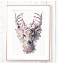 Load image into Gallery viewer, Bohemian Deer - Dusty Pink Print