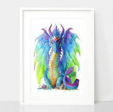 Load image into Gallery viewer, Jewel Dragon Art Print