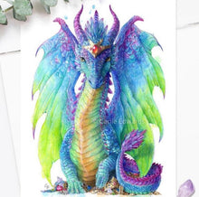 Load image into Gallery viewer, Jewel Dragon Art Print
