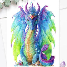 Load image into Gallery viewer, Jewel Dragon Art Print